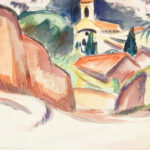 Indgangen til Cassis ogsa kaldet Kirketarnet i Cassis 1909 Emile Othon Friesz 8 mockup