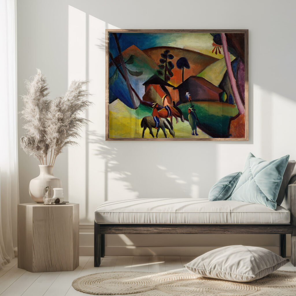 Indians on Horses 1911 August Macke 5 mockup