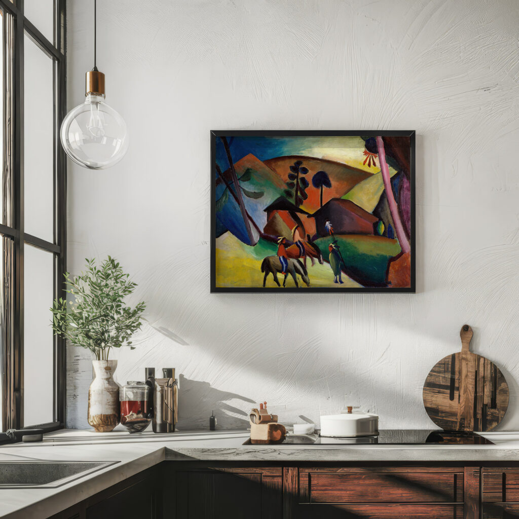 Indians on Horses 1911 August Macke 6 mockup