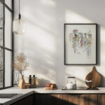 Indonesische vrouwen met schalen op het hoofd 1925 Marius Bauer 6 mockup