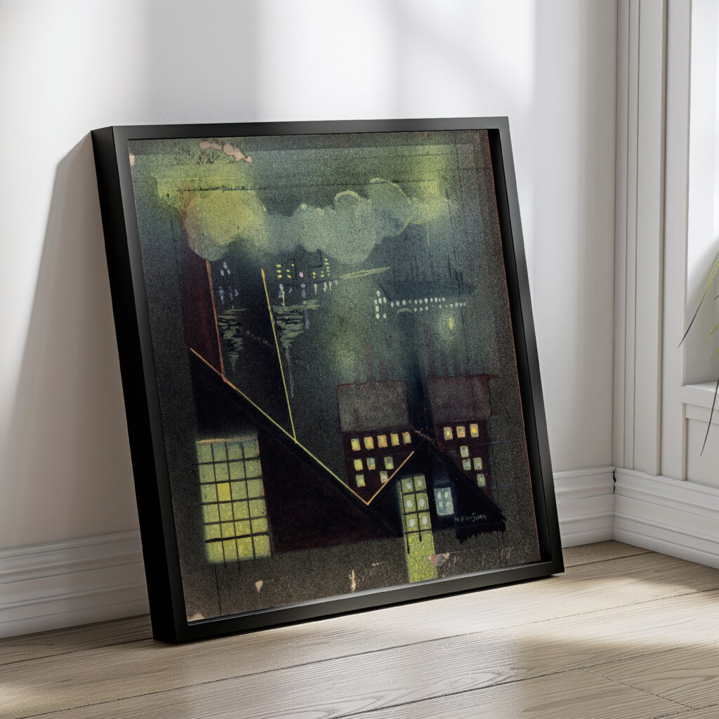 Industry at Night ca. 1940 Horatio C. Forjohn 4 mockup