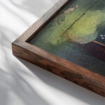 Industry at Night ca. 1940 Horatio C. Forjohn close up dark wood mockup