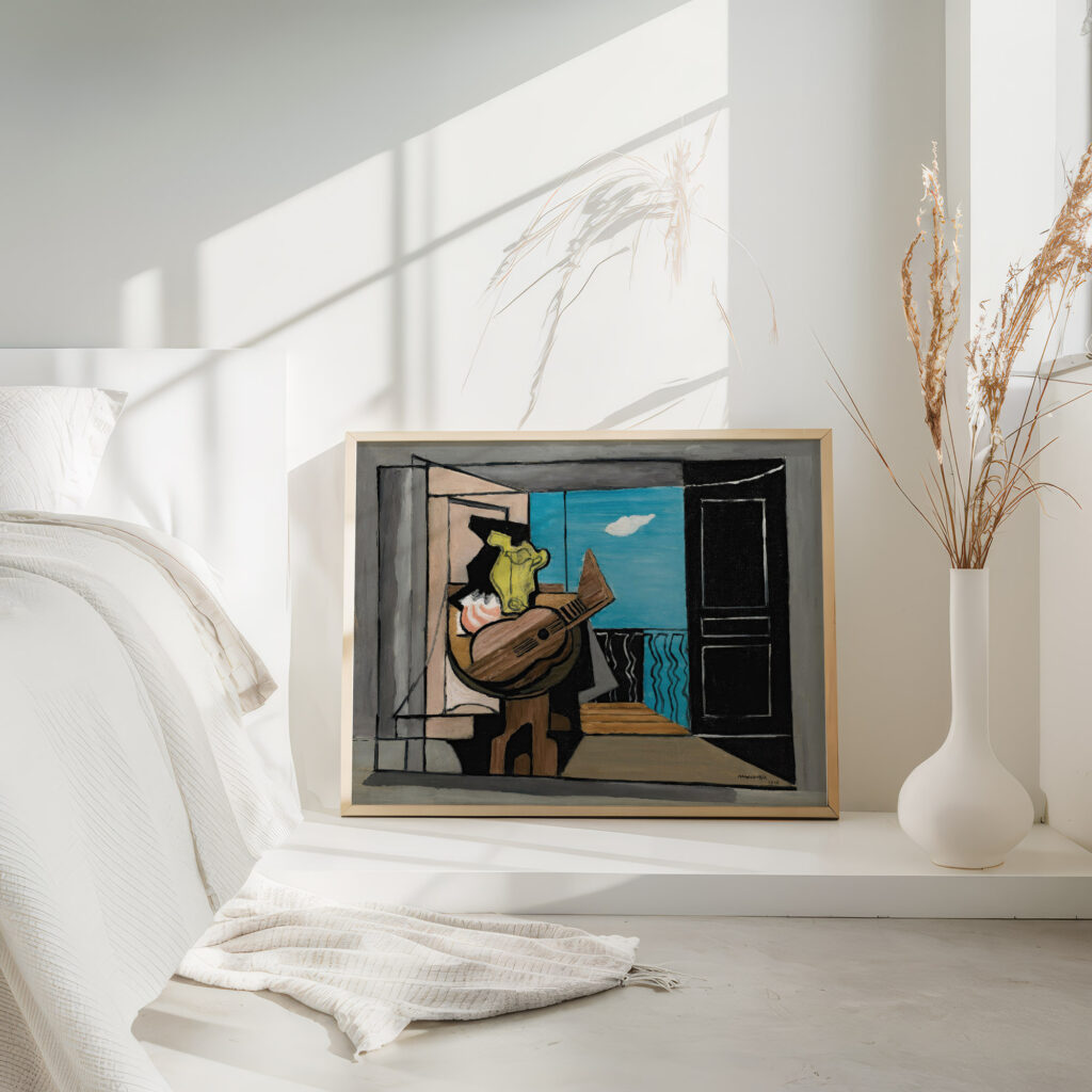 Interieur Au Balcon 1928 Louis Marcoussis 4 mockup