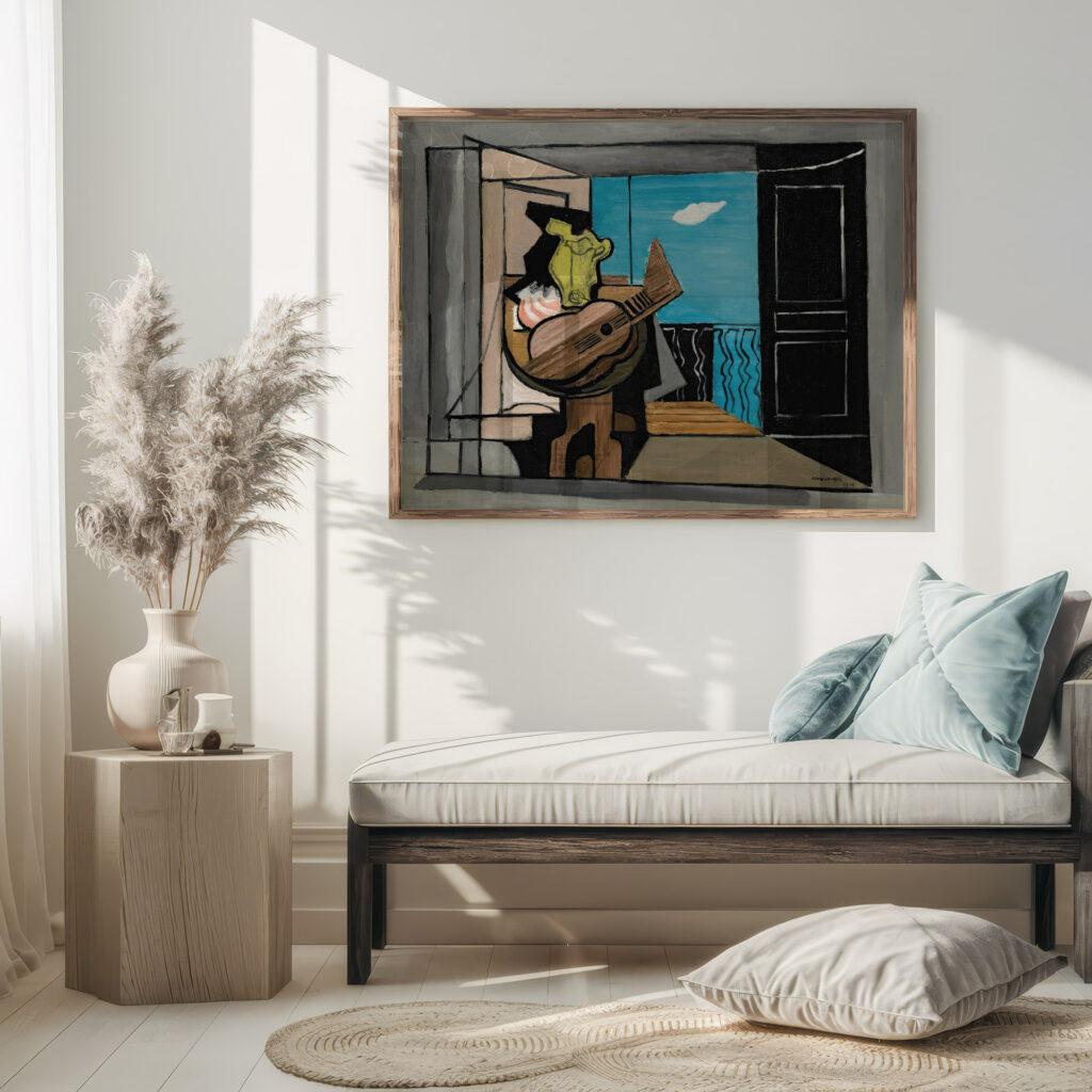 Interieur Au Balcon 1928 Louis Marcoussis 5 mockup