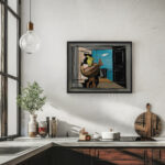 Interieur Au Balcon 1928 Louis Marcoussis 6 mockup