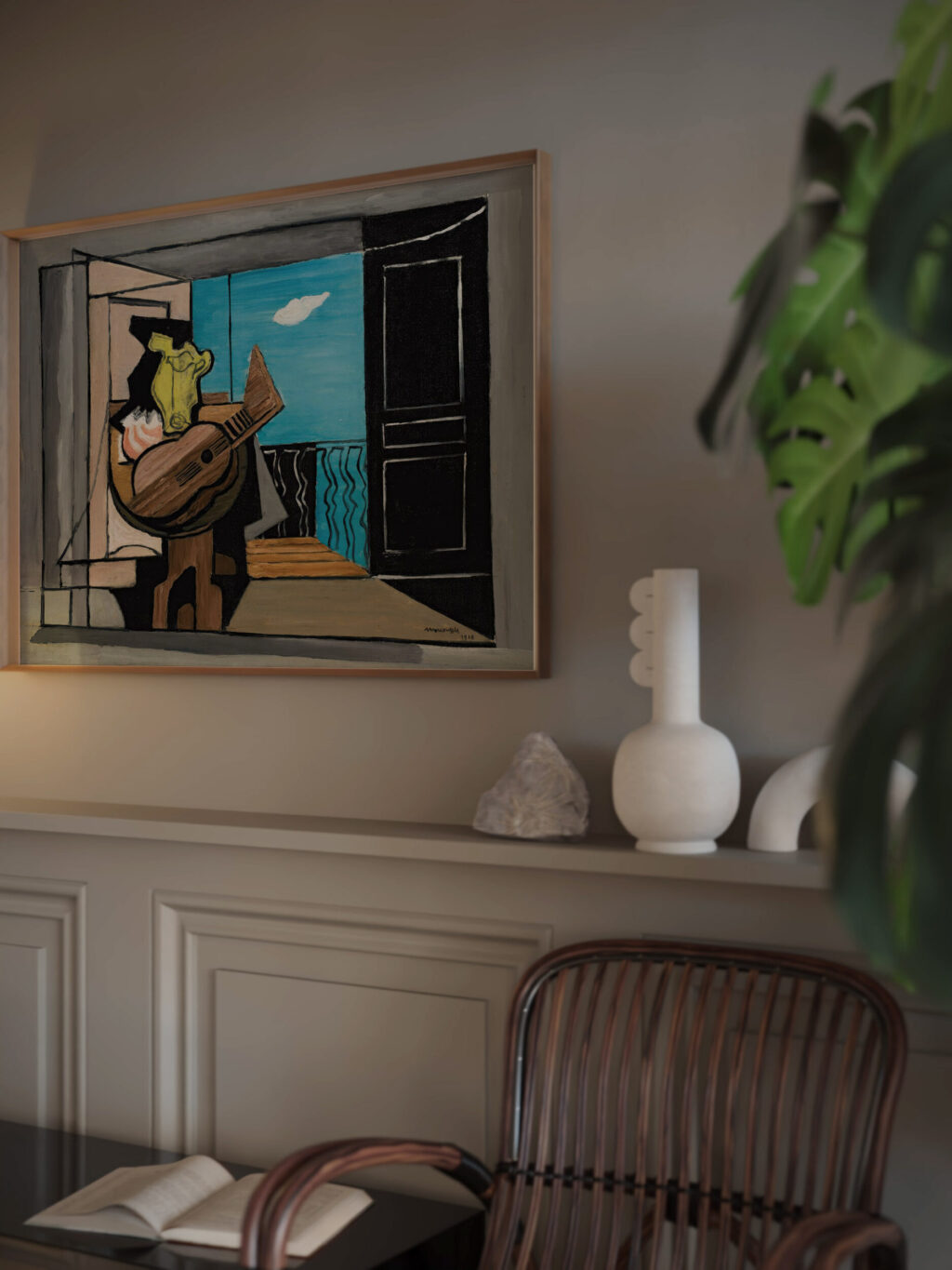 Interieur Au Balcon 1928 Louis Marcoussis video mockup