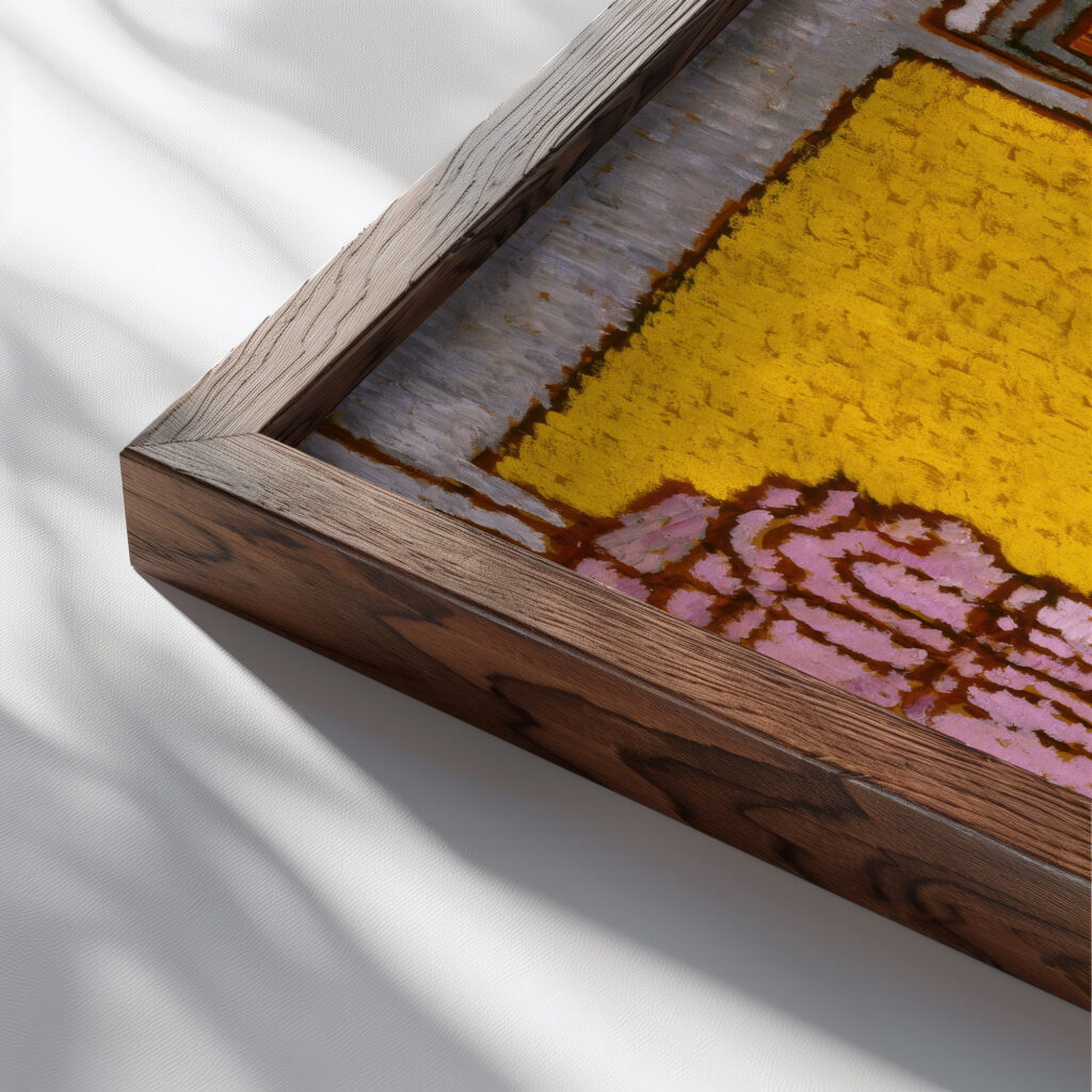 Interior 1909 Jozsef Rippl Ronai close up dark wood mockup