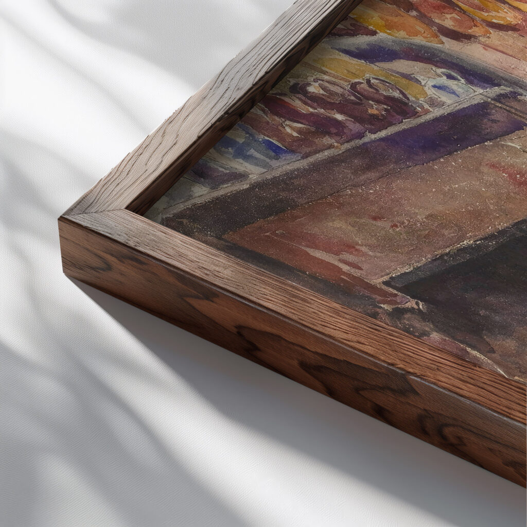 Interior Brenton A Carenton Elie Anatole Pavis close up dark wood mockup