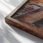 Interior Brenton A Carenton Elie Anatole Pavis close up dark wood mockup