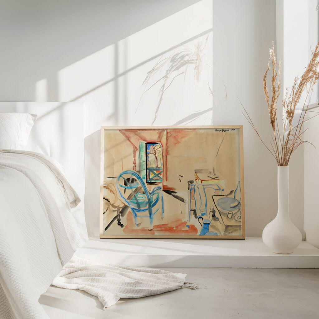 Interior Scene 1927 Frances Hodgkins 4 mockup