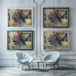 Interior of a Shop Cairo John Singer Sargent framed posters mockup