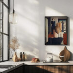 Interior with Five Figures Roman 1925 Oskar Schlemmer 6 mockup