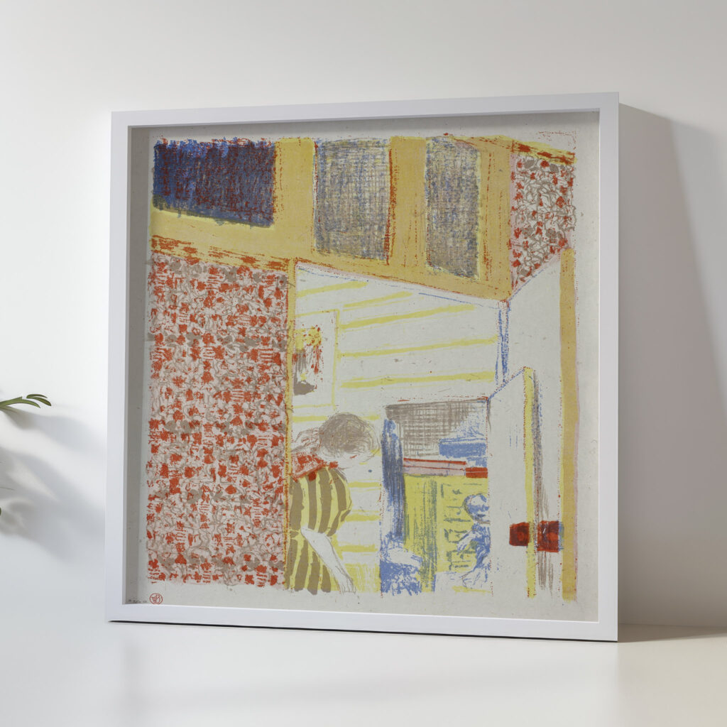 Interior with Pink Wallpaper III 1899 Edouard Vuillard 5 mockup