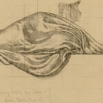 Iowa State Capitol Rotunda Art study for panel 1905 Kenyon Cox 8 mockup