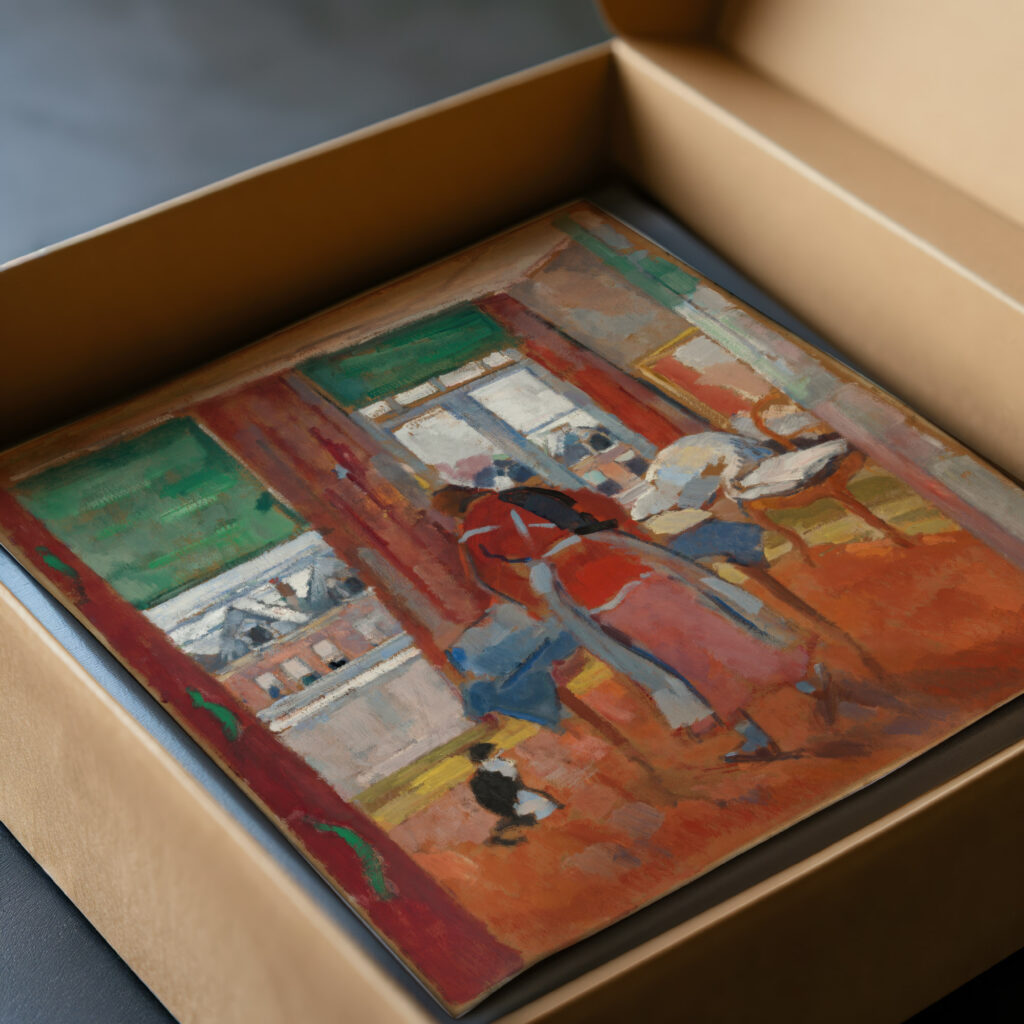 Ironing 1916 Rik Wouters video mockup