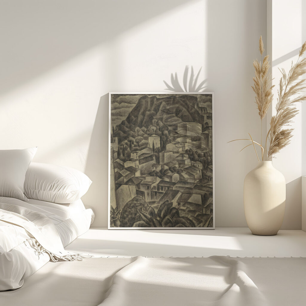 Italiaans bergdorp 1924 Leo Gestel 4 mockup