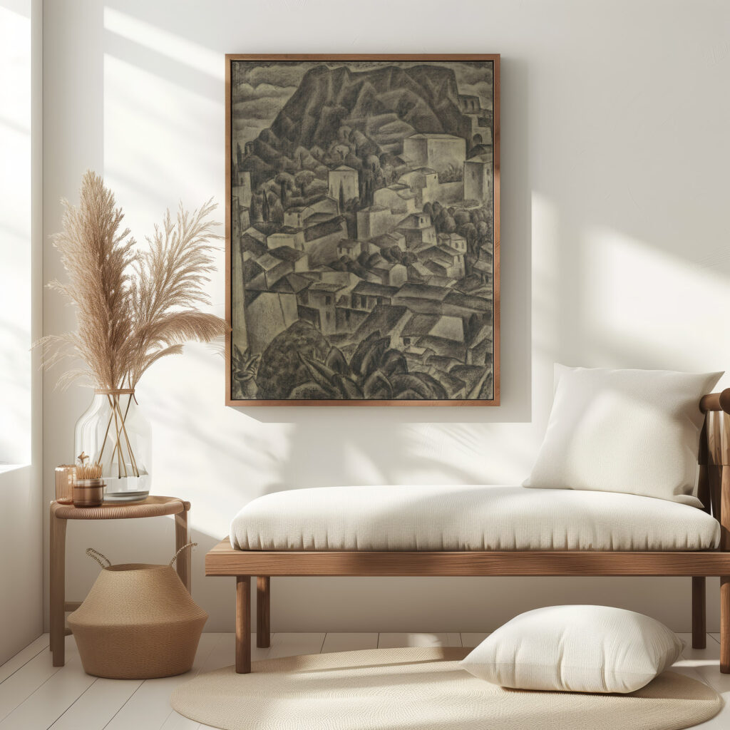Italiaans bergdorp 1924 Leo Gestel 5 mockup