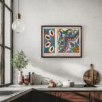 Italiaanse Majolicategels 1890 Johanna van de Kamer 6 mockup