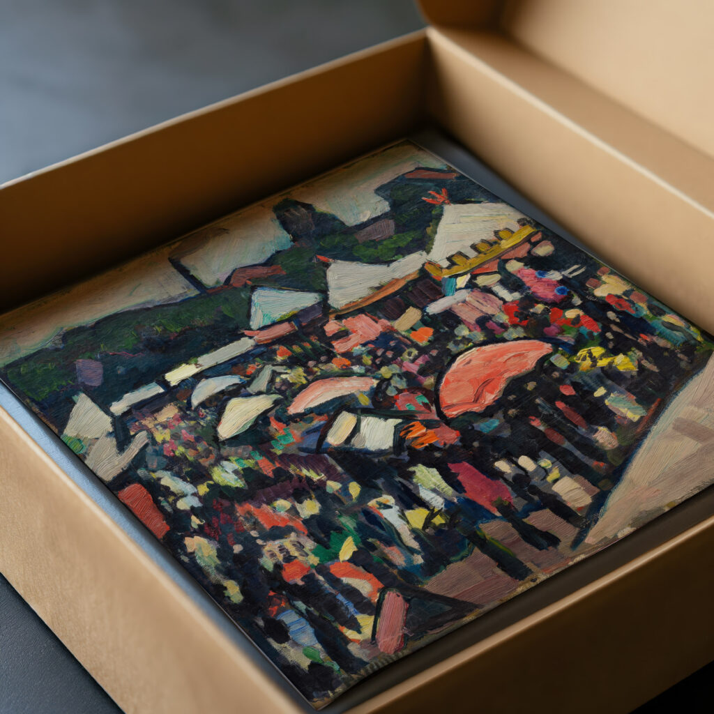 Jahrmarkt am Kesselbrink in Bielefeld 1912 Hermann Stenner video mockup