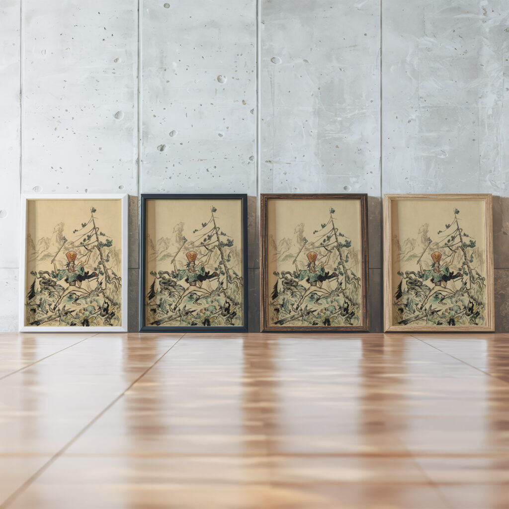 Janosik Jan Novak framed posters mockup