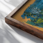 Jardin des Plantes in Paris 1936 Wilhelm Thony close up dark wood mockup