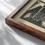 Jaro 1924 Mikulas Galanda close up dark wood mockup