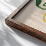 Jealousy Motif 1929 30 Edvard Munch close up dark wood mockup