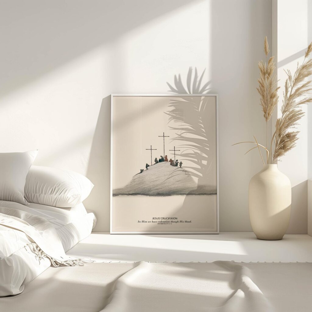 Jesus crucifixion 3x4 4 mockup
