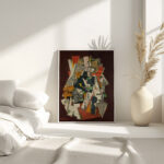 Jeune Fille Assise 1919 Georges Valmier 4 mockup