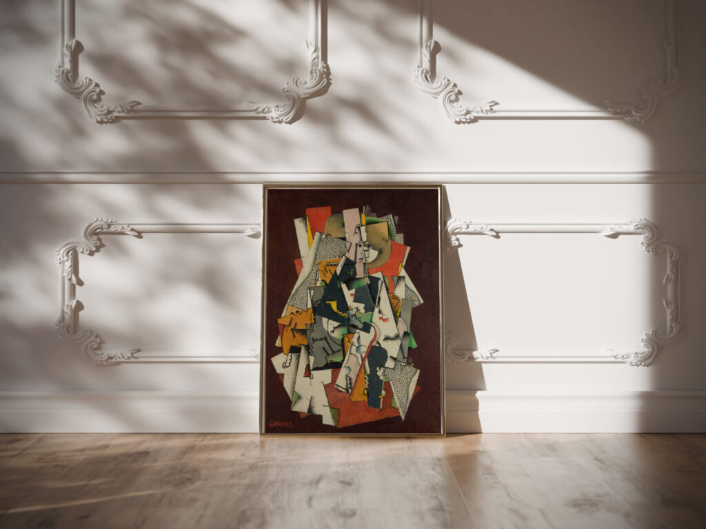 Jeune Fille Assise 1919 Georges Valmier video mockup