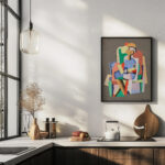 Jeune fille assise 1924 Georges Valmier 6 mockup