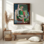 Jeune fille assise Portrait de la fille de lartiste 1926 Georges Valmier 5 mockup