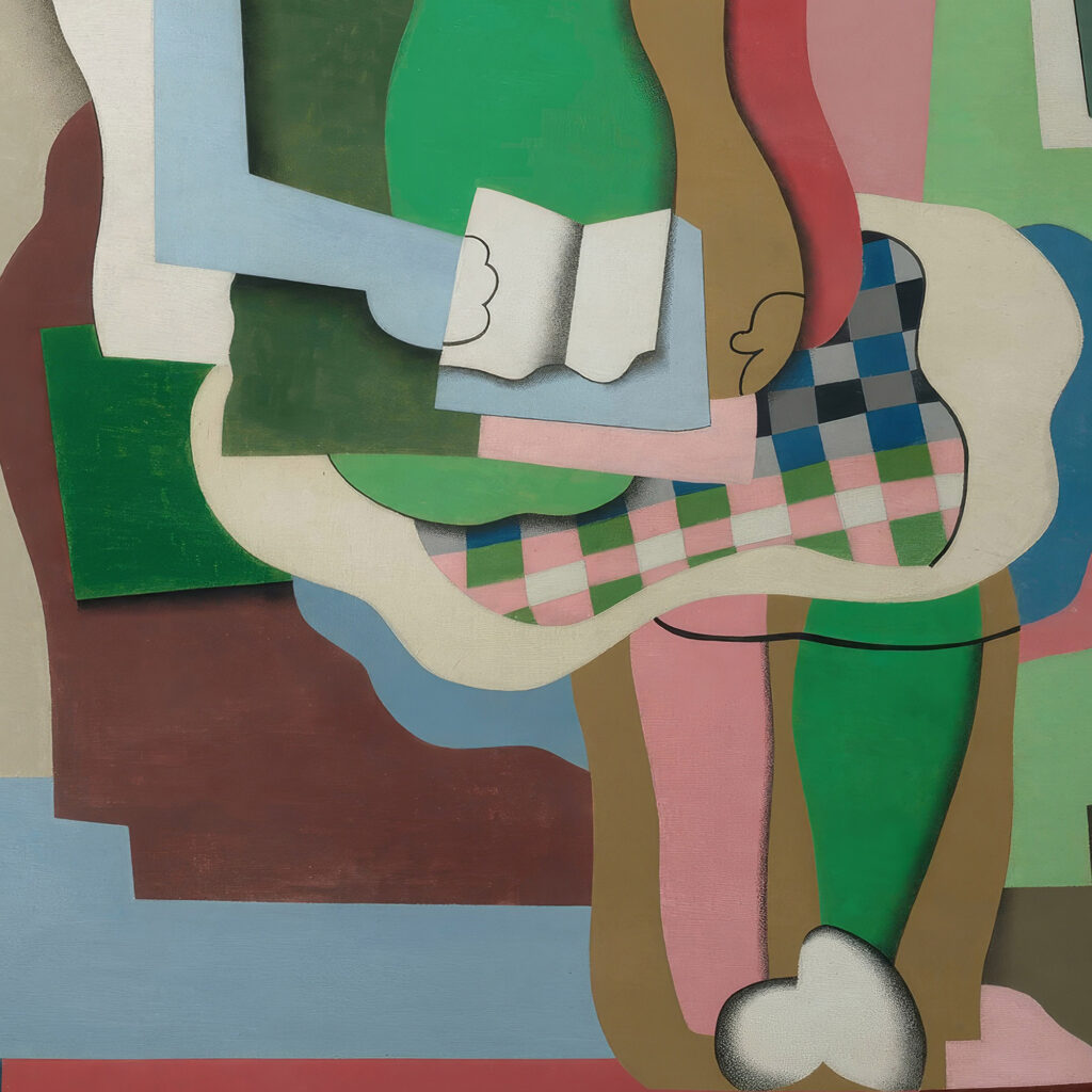 Jeune fille assise Portrait de la fille de lartiste 1926 Georges Valmier 8 mockup