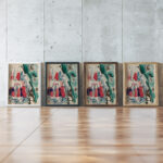 Johanneksen kirkko 1919 Sulho Sipila framed posters mockup