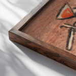 Junges Madchen Jankel Adler close up dark wood mockup
