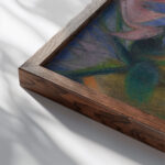 Jungle Foliage ca. 1918–19 Joseph Stella close up dark wood mockup