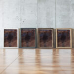 Jungling vor Strassenbahn 1930 Otto Meyer Amden framed posters mockup