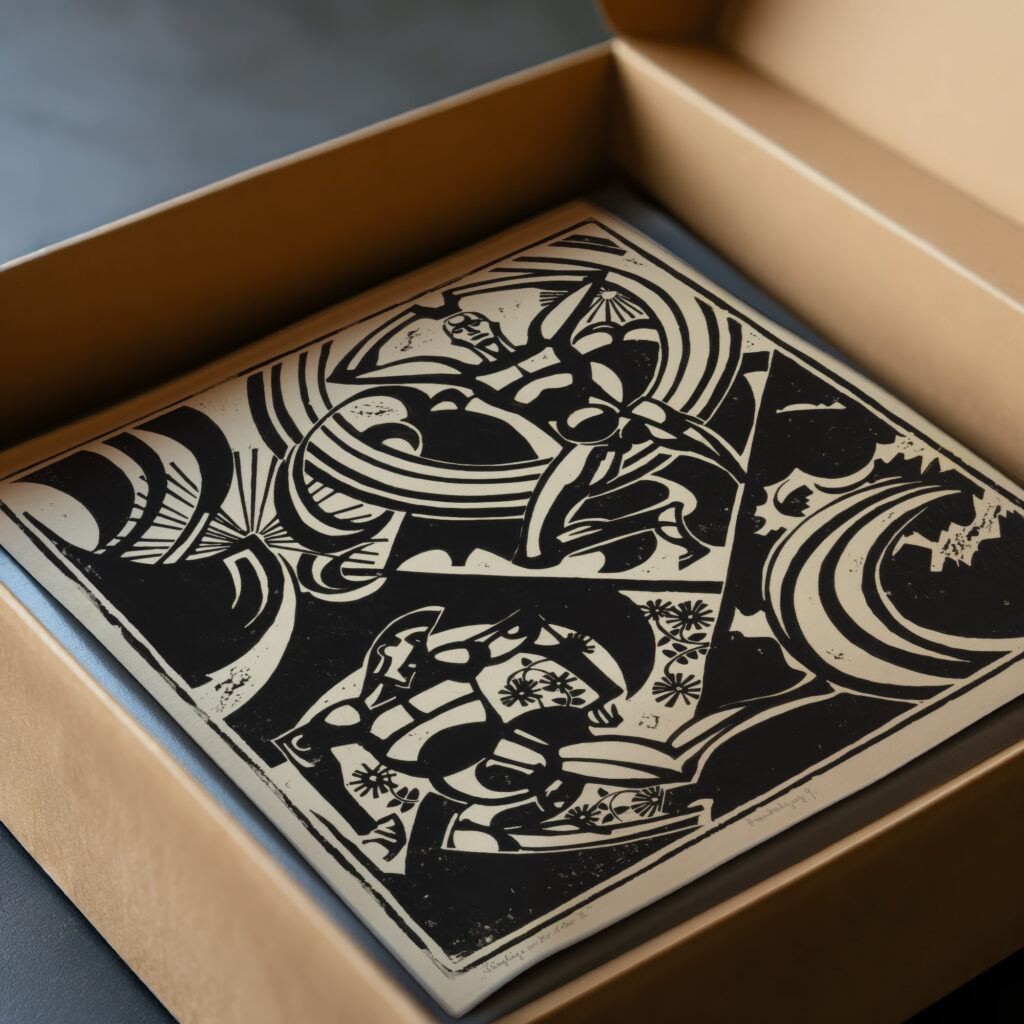 Junglinge in der Natur III August Babberger video mockup