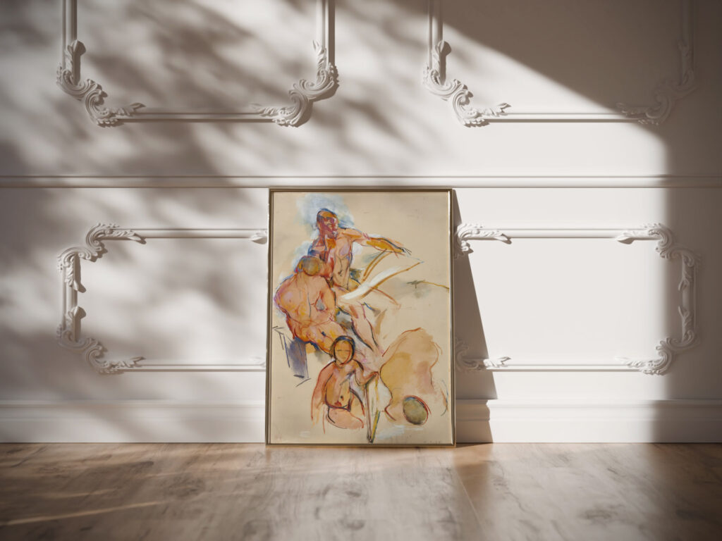 Justitia 1921 Anton Kolig video mockup