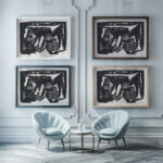 Kalf 1936 Tinus van Doorn framed posters mockup