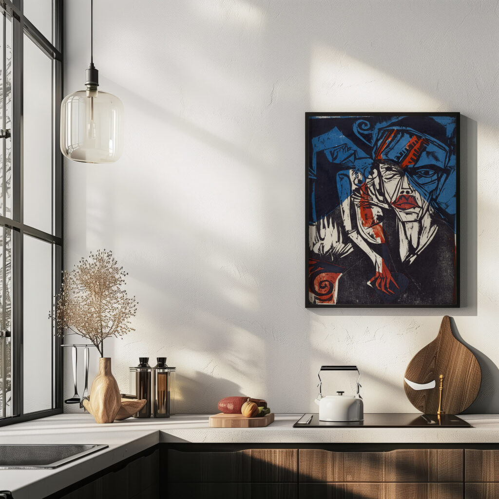 Kampfe – Qualen der Liebe 1915 Ernst Ludwig Kirchner 6 mockup