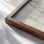 Kanon 1896 Carel Adolph Lion Cachet close up dark wood mockup