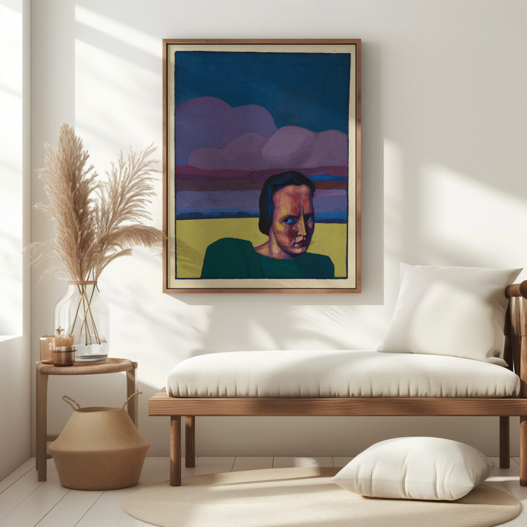 Karfreitag weibliches Portrat 1943 Karl Wiener 5 mockup