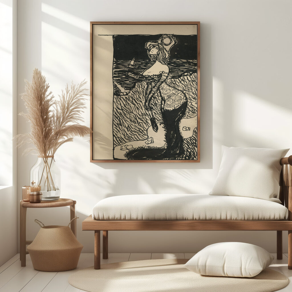 Karikatura damskej mody 1908–1912 Konstantin Kovari Kacmarik 5 mockup