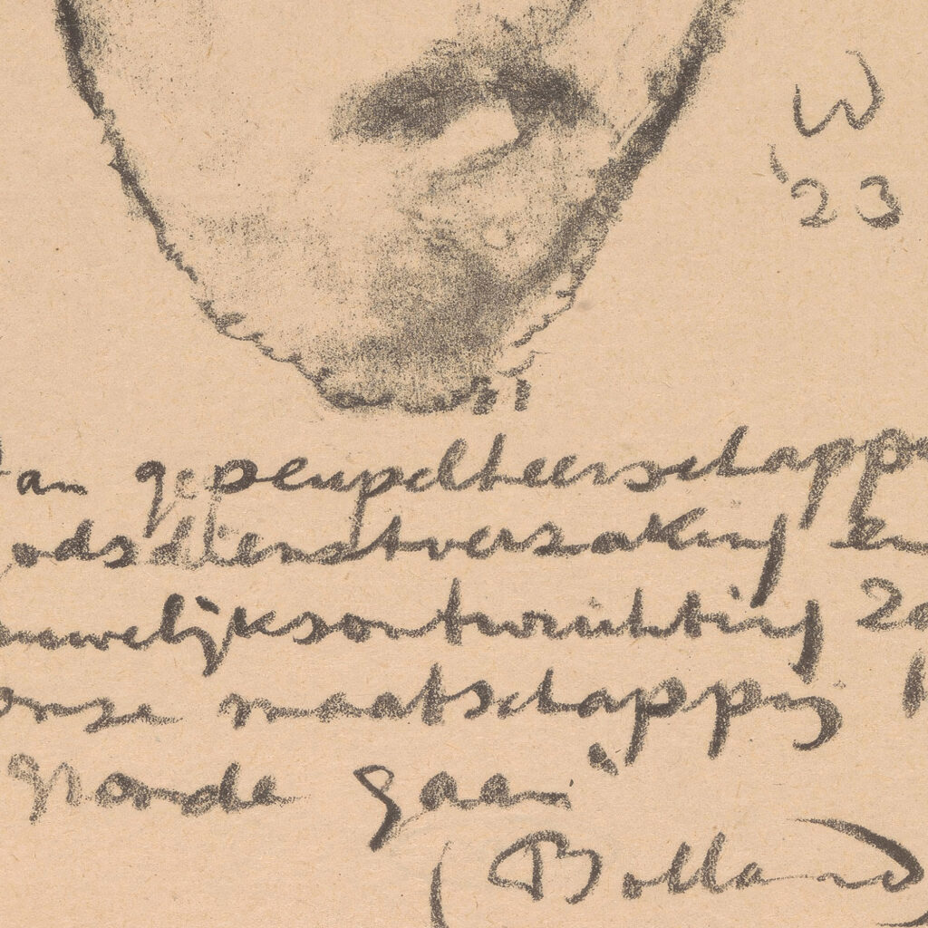 Karikatuur van Gerard Bolland 1923 Erich Wichmann 8 mockup