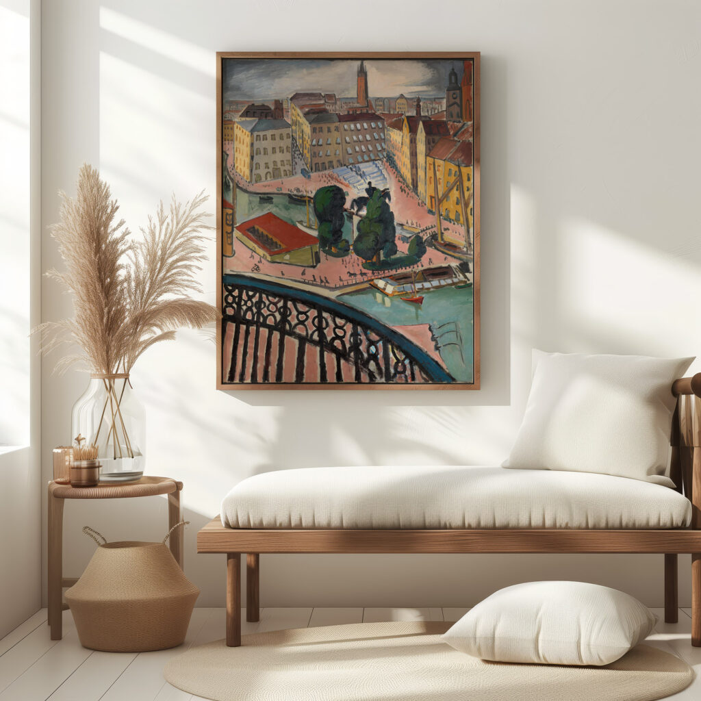 Karl Johans Torg Stockholm 1914 Isaac Grunewald 5 mockup