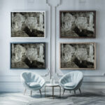 Kaspar und Judith II 1925 Albert Muller framed posters mockup