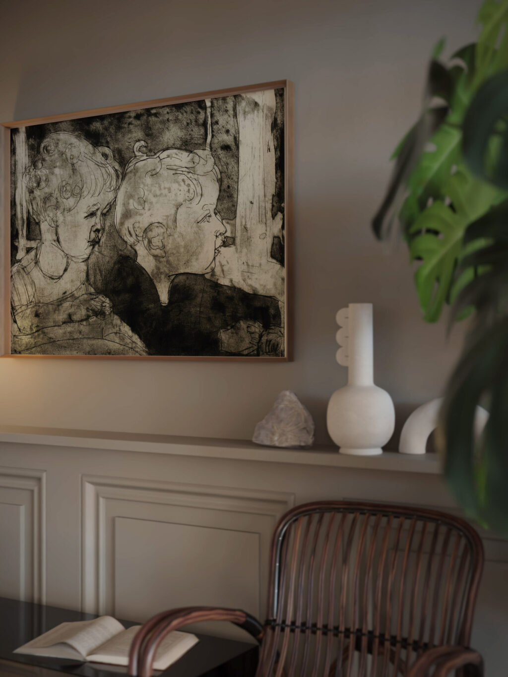 Kaspar und Judith II 1925 Albert Muller video mockup