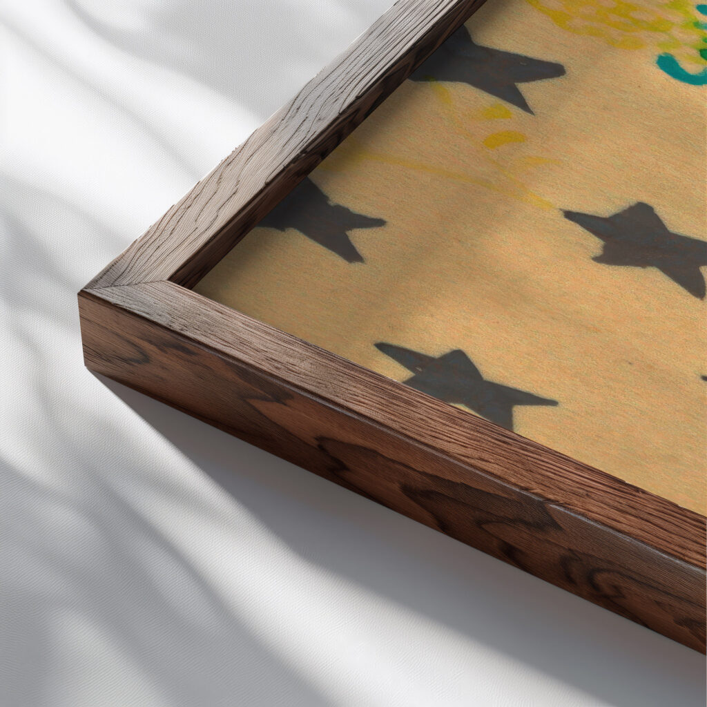Kassiopaa Kasiopea 1910–19 Unknown close up dark wood mockup