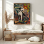 Katze mit Kakteenblute I 1921 Dorothea Maetzel Johannsen 5 mockup